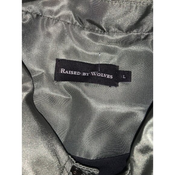 Raised by Wolves Olive Drab College Coaches Jacket - Picture 4 of 8